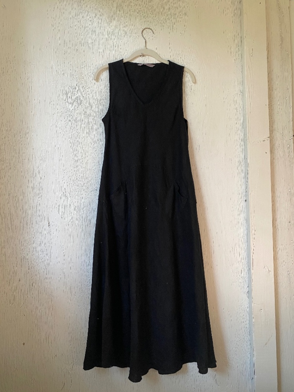 Luna Luz bias cut linen dress